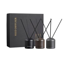 Raumduft Aromatherapie Diffuser 150ml Duftstäbchen 3er Set Geschenkidee 