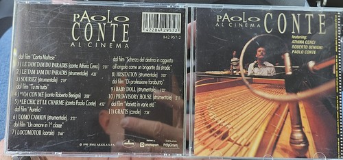 Paolo conte cinema cd - conte,