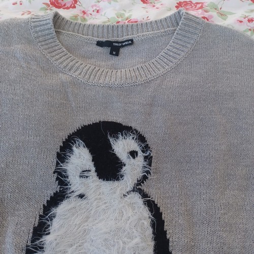 Süßer strick pullover grau - süßer, strick-pullover,grau