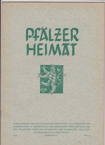 Pfälzer heimat schmuck - heimat, 6/2