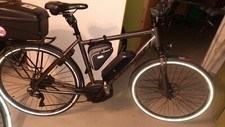 E-Bike Herrenfahrrad 55cm Rahmenhöhe Metallic grau -braun Kaufdatum 05.01.2018