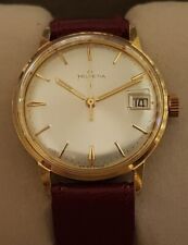 Vintage Armbanduhr Helvetia – Handaufzug – Cal. 855 – mit Datum