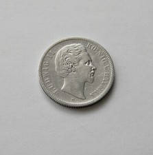 BAYERN: 2 Mark 1876 "LUDWIG II.", J. 41, sehr schön, IV.