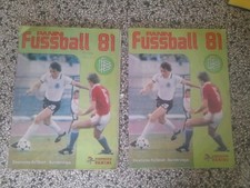 Panini Fussball 81 2 Alben Heft  Vollständig Kellerfund 1981 Bundesliga 