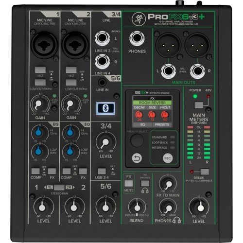Mackie profx6v3 kanal - mackie, 6-kanal