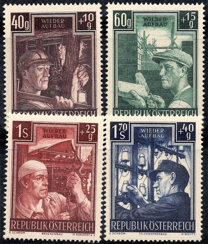 österreich 1951 960 963 - 1951, mi.