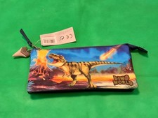 Stifte Tasche Federmäppchen Dino World Faulenzertasche 22x11x3cm 3 Fächer