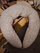 Stillkissen xxl Grau 200x70cm