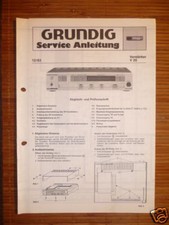 Service Manual Grundig V 30 Amplifier ,ORIGINAL