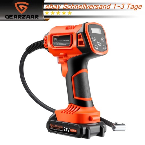 Cordless car tire inflator - car,