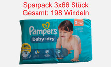 Pampers Baby Dry Windeln Gr.3 6-10 kg 3x66Stk 198 Windeln
