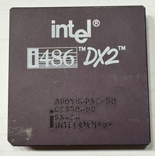 Intel i486DX2-50 CPU Prozessor 50MHz Sockel 3 Vintage Retro Rarität