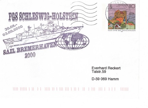 Schiffspost fregatte schleswig - fregatte,