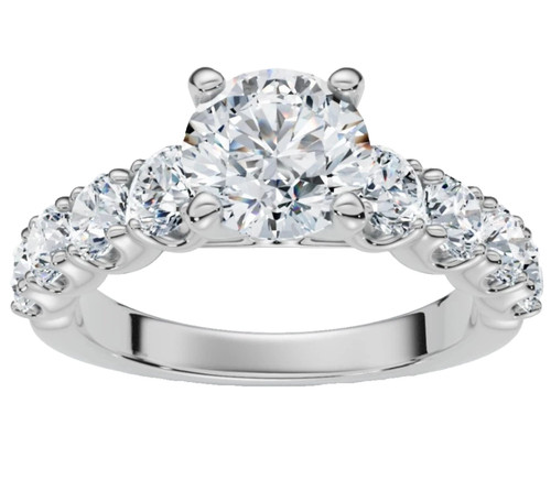 14k weiss gold - 14k, lab-grown