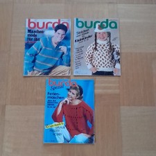 Burda Moden Konvolut 3 Hefte Spezial mit Schnittmuster. 07/84,24/84,15/85 Privat