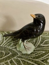 Goebel Vogel Figur Amsel Porzellan 7 cm.