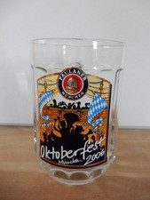 Oktoberfest glaskrug paulaner - oktoberfest,