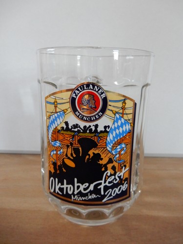 Oktoberfest glaskrug paulaner - oktoberfest,