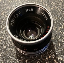 Kern Switar 16mm f1.8 RX C