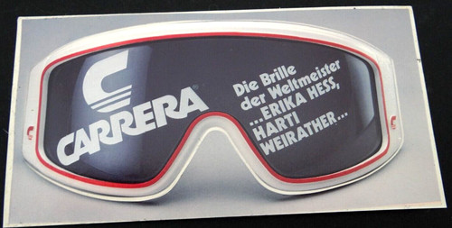 Werbe aufkleber carrera ski - werbe-aufkleber,