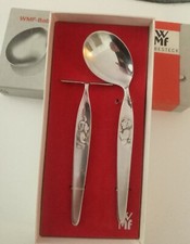 WMF Babygarnitur Kinderbesteck Babybesteck Max & Moritz Hartversilbert