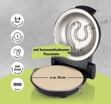 Pizzaofen mit herausnehmbarem Pizzastein