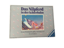 Das Nilpferd In der Achterbahn Ein irres Würfelspiel Ravensburger 1988 Vintage!!