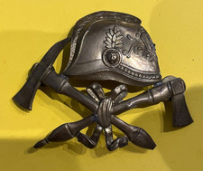 Alte feuerwehr helm auflage - alte,