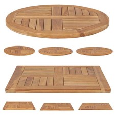 Teak Massiv Tischplatte