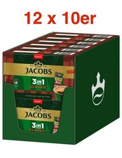 JACOBS Löskaffee 3in1 Classic 12x10 Sticks löslicher Kaffee Instantkaffee 120