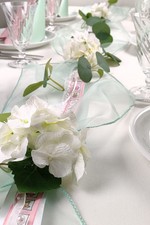 Tischdeko set mint creme - in, mint,