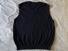 März Herren Weste, Gr. 70, Blau, Schurwolle