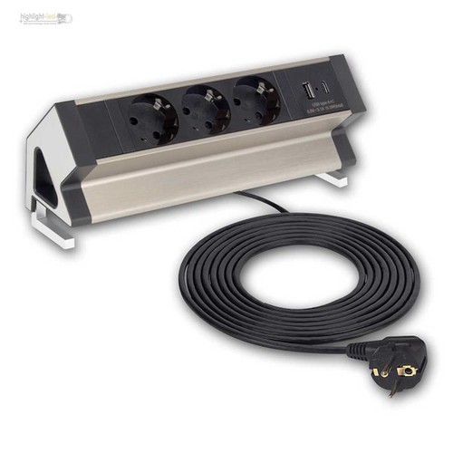 Tisch steckdose edelstahl - tisch-steckdose,