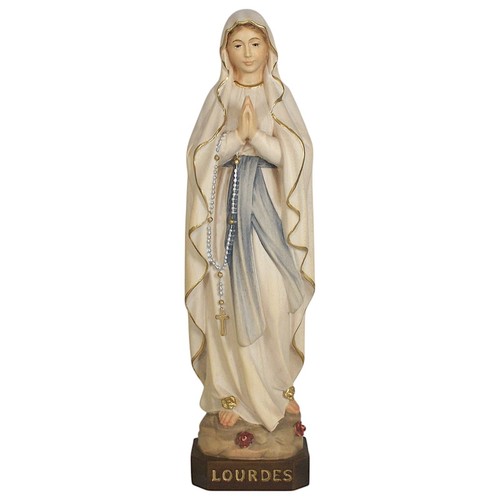 Holz figur madonna lourdes - madonna,