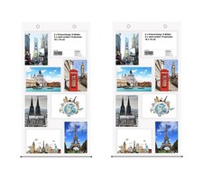 10 x 15 Fototaschen für 2x8 Fotos Fotowand Fotovorhang Fotogalerie Foto Galerie