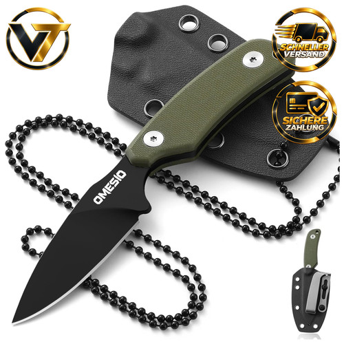 Neck knife edc messer - messer, d2