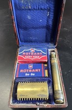 Antiker Rasierer ROTBART im Etui