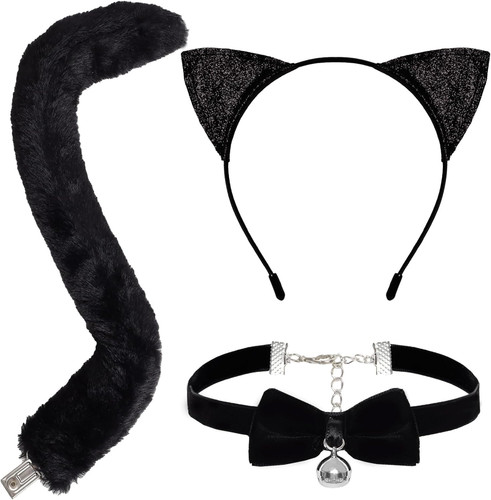 Katzenkostüm zubehör set - katzenkostüm,