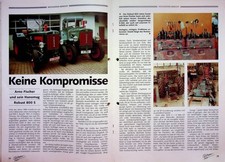 Schlepper Post 02/1994 Hanomag Robust 800 S in einer seltenen Vorstellung auf 4