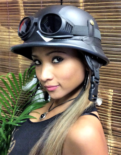 Chopper helm biker helmet - biker, mit