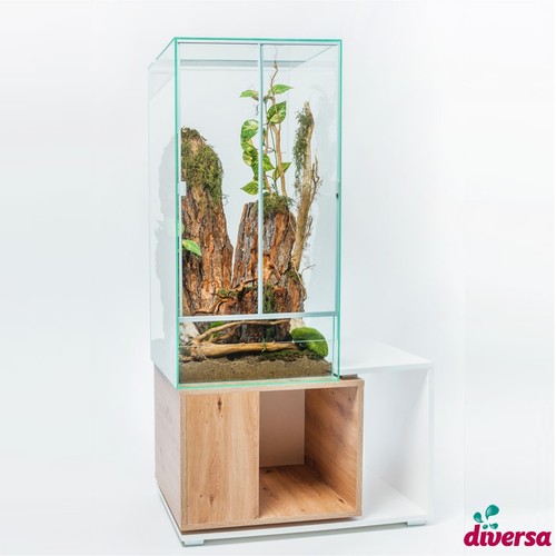 Terrarium 45x45x90cm mit