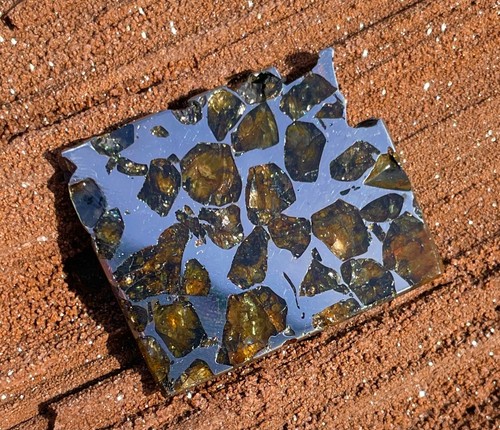 Meteorit seymchan scheibe - meteorit,