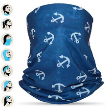 Multifunktionstuch Schlauchschal Bandana Mundtuch Halstuch Maske Anker Fahrrad