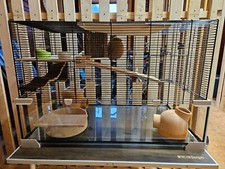 Hamsterkäfig 80cm Ferplast Karat80 mit viel Zubehör guter Zustand