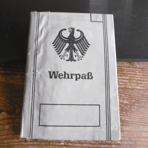 Wehrpass 1962 - bw,