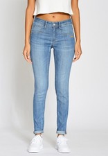 GANG Damen Jeans 94Amelie Feminine Silhouette 5 Pocket-Style Blau Gr. 26, 27