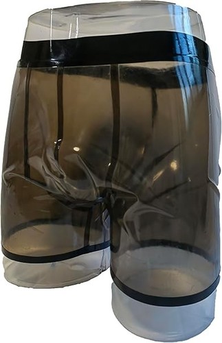 Latex shorts transparent - latex, in