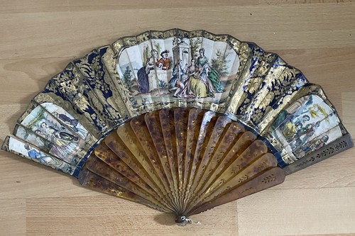 Antiker fächer brisé fan - antiker, fächer,brisé,fan