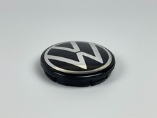 Neu Original VW Nabenkappe Schwarz/Chrom 571601171 Radnabendeckel Alufelge