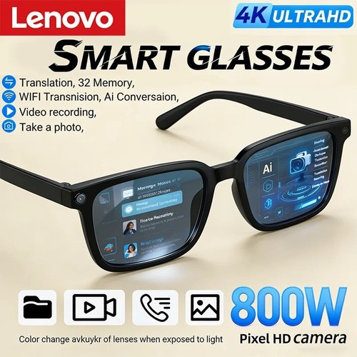 Lenovo smart glasses 8mp - ai,